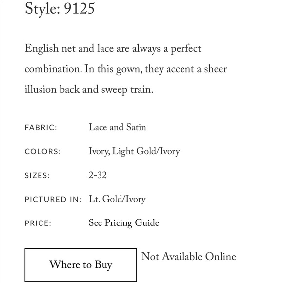 Allure wedding gown style 9125 MAKE AN OFFER! - Picture 4 of 6